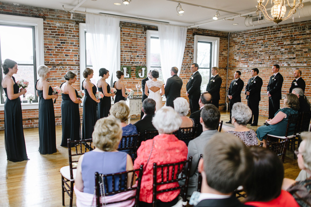 A beautiful ceremony at the Balcony on Dock