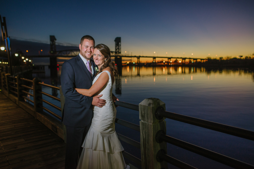 Cape Fear River Deck Wedding Pictures